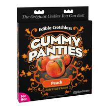 Edible Crotchless Gummy Panties Peach - $9.38