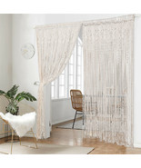 3Ft X 6Ft Flowish Macrame Hanging Curtain Panel Room Divider For Hallway... - £49.96 GBP