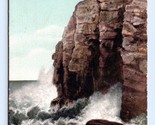 Waves Crashing on White Head Portland Harbor Maine ME 1908 DB Postcard Q4 - $4.04