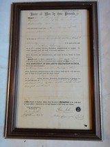 1861 antique COLUMBIA PA DOCUMENT Dr. Henry John Hysinger ann lowrey LEGAL - $67.27