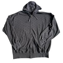 Vintage Plan B Skateboards A.O.P. Monogram Hoodie Sweatshirt Sz L Grey Y... - $735.63 MXN