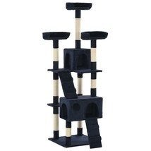 Cat Tree with Sisal Scratching Posts 170 cm Blue - £72.94 GBP