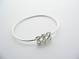 Tiffany &amp; Co Celtic Knot Bangle Bracelet Silver Picasso Gift Love T and Co Cool - £233.83 GBP