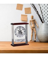 Employee Years of Service Award Retirement Gift Engraved Desk Clock Pers... - $172.99