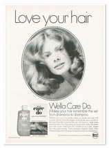 Wella Care Do Love Your Hair Vintage 1972 Full-Page Print Magazine Retro Ad - £7.57 GBP