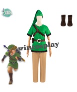 The Legend of Zelda: Skyward Sword Link Cosplay Costume Outfit Halloween... - £61.75 GBP