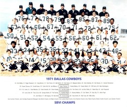 1971 DALLAS COWBOYS 8X10 TEAM PHOTO FOOTBALL PICTURE NFL SBVI CHAMPS - $4.94