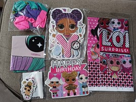 LOL Dolls birthday party decorations + Mini 4&quot; Tin Metal  Box with Clasp Holder - £7.95 GBP
