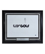 Greg Norman Signed Framed LIV Golf Flag BAS - £305.31 GBP