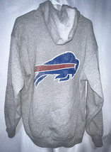 Buffalo Bills Team Apparel Gray Full Zip Hoodie Size Medium - $19.00