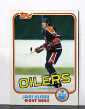 1981 Topps Hockey #18 Jari Kurri Rookie Oilers - £7.74 GBP