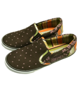 Skechers Women&#39;s Casual Active Shoes Size 6.5 Slip On Polka Dot Pink Brown - $40.88