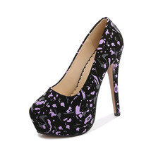 Sexy High Heels For Women&#39;s With New Fashion Multicolor Stiletto Platform Shoes - £57.03 GBP