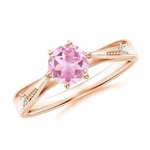 Authenticity Guarantee

ANGARA Pink Tourmaline Solitaire Ring with Diamonds i... - £647.43 GBP