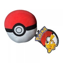 Pokeball POKEMON Plush Stuffed 2015 Toy Factory 4.5&quot; Tag attached - £5.90 GBP