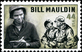 2010 44c William Henry &quot;Bill&quot; Mauldin, Cartoonist Scott 4445 Mint F/VF NH - $1.09