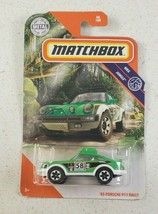 Matchbox ‘85 Porsche 911 Rally 66/100 MBX Jungle Series Green White NEW ... - £7.48 GBP