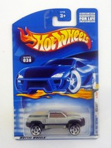 Hot Wheels Mega-Duty #038 First Editions 26/36 Silver Die-Cast Truck 2001 - £2.36 GBP