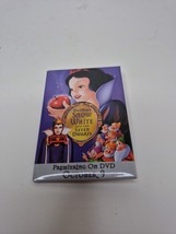 Snow White And The Seven Dwarfs 2&quot;x3&quot; Button/Pinback - DVD Promo - Disney - $8.41