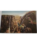 Vintage Panorama Of The Royal Gorge Colorado Linen Postcard  - $5.45 CAD