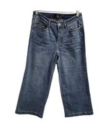 G by Giuliana Womens Capri Jeans Blue Stretch Medium Wash Mid Rise Denim... - $583.15 MXN