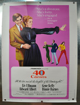 40 Carats Original Movie Poster 1973 30 x 40 rips - $13.64