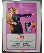 40 Carats Original Movie Poster 1973 30 x 40 rips - $258.18 MXN