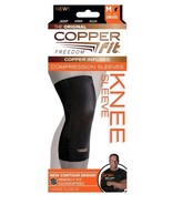 Copper Fit Compression Knee Sleeve,Size Med (13&quot;-14&quot;) Unisex  - $18.99