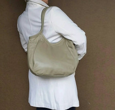 Sand Leather Tote Bag, Fashion Bags, Everyday Tote, Shoulder Handbag, Amelia - £106.69 GBP
