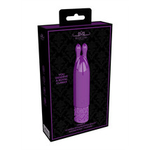 Royal Gems Twinkle Rechargeable Silicone Bullet Purple - £28.14 GBP