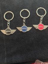 Mini Logo Keychain Key Ring Metal Logo   Mini Cooper  GREEN  FREE SHIPPING - $9.85