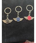 Mini Logo Keychain Key Ring Metal Logo   Mini Cooper  GREEN  FREE SHIPPING - $9.85