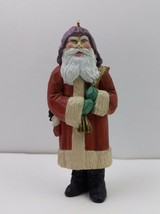 Old Fashioned Santa with bag of toys  Christmas Hallmark ornament 1986 - £6.42 GBP