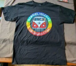 Gabriel Fluffy Iglesias Love, Laughter &amp; Cake T-Shirt Large Black - £13.89 GBP