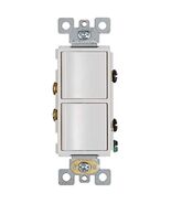 Broan-NuTone P2RW Two-Rocker Wall Control Switch for Bathroom Exhaust Fan, - €25,03 EUR
