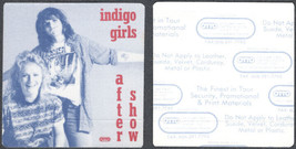 Indigo Girls OTTO Cloth After Show Pass from around 1990, great memorabilia. - £5.46 GBP
