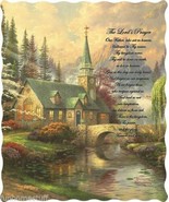 THE LORD&#39;S PRAYER Thomas KinkaId Officially Licensed Quilted Throw 50 in... - £31.89 GBP