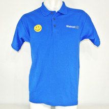 WALMART Associate ROLLBACK Smiley Employee Uniform Shirt Blue Size M Med... - £26.62 GBP
