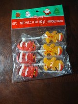Lollipops Christmas W 6 Lollipops -Brand New-SHIPS N 24 HOURS - $18.69