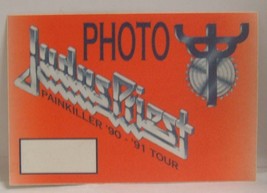 JUDAS PRIEST - VINTAGE ORIGINAL CONCERT TOUR CLOTH BACKSTAGE PASS ***LAS... - $279.60 MXN