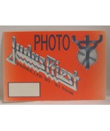 JUDAS PRIEST - VINTAGE ORIGINAL CONCERT TOUR CLOTH BACKSTAGE PASS ***LAS... - $279.60 MXN