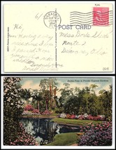 1954 FLORIDA Postcard - Sarasota to Delaware, Ohio F21 - £2.21 GBP