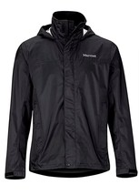 Marmot Sz 1X Big PreCip Eco Jacket Black Packable Rain Waterproof $120 NEW! - £38.78 GBP