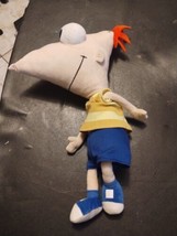 Disney Phineas Plush Toy 15&quot; Triangle Head Phineas and Ferb Doesn&#39;t Speak  - £10.75 GBP