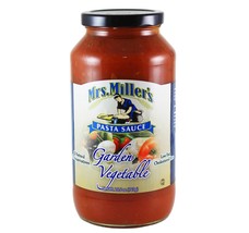 Mrs. Miller's Garden Vegetable Pasta Sauce, 2-Pack 25.5 oz. Jars - £17.77 GBP