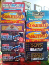Huge Bulk Lot of 55 Unopened Old Vintage NBA Basketball Cards in Wax Packs NEW - £20.41 GBP