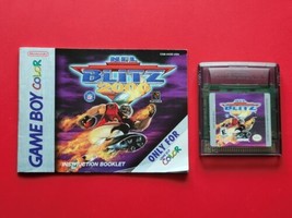 Game Boy Color NFL Blitz 2000 with Manual Nintendo GBC Football Authentic Works - $13.99