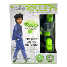 Madd Gear Rollers Light-up Heel Skates Ages 6+ Max 110LBS Glow &amp; Roll GR... - £19.42 GBP