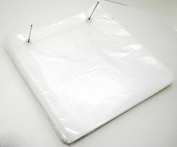 250 Count 11x12.5&quot; Clear 1-Mil LDPE Plastic Poly Bags WICKETED LayFlat Open-Top - £6.75 GBP