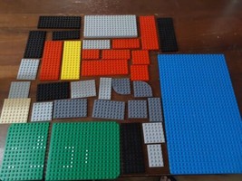 Lego Base Plates 4x4 4x8 6x6 6x12 16x16 Mixed Bulk Lot Vintage 1970-1990s Lot 33 - £29.40 GBP